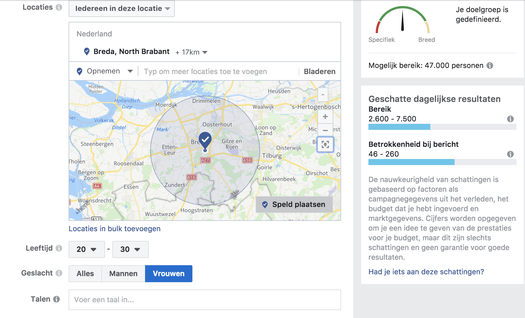 Instragram Stories Target Doelgroep